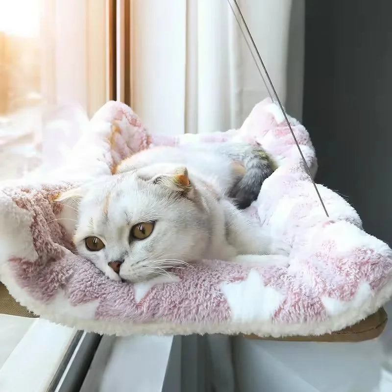 Hamac suspendu pour chat "Nid d'amour"
